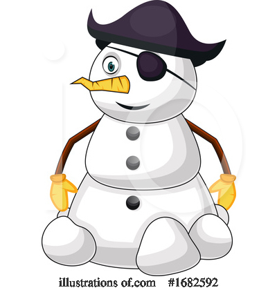 Royalty-Free (RF) Snowman Clipart Illustration by Morphart Creations - Stock Sample #1682592