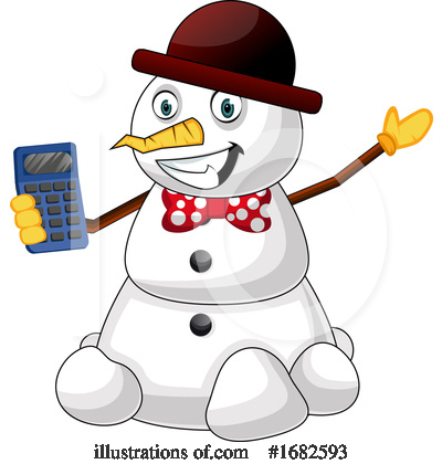 Royalty-Free (RF) Snowman Clipart Illustration by Morphart Creations - Stock Sample #1682593