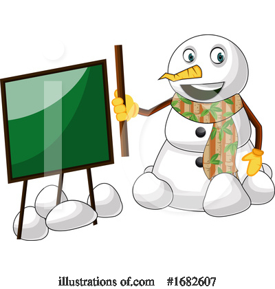 Royalty-Free (RF) Snowman Clipart Illustration by Morphart Creations - Stock Sample #1682607