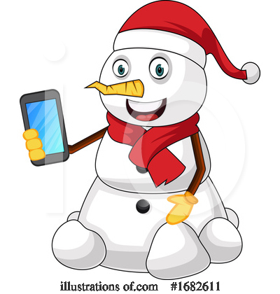 Royalty-Free (RF) Snowman Clipart Illustration by Morphart Creations - Stock Sample #1682611