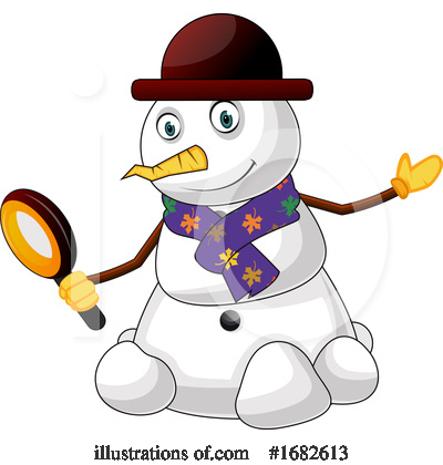 Royalty-Free (RF) Snowman Clipart Illustration by Morphart Creations - Stock Sample #1682613