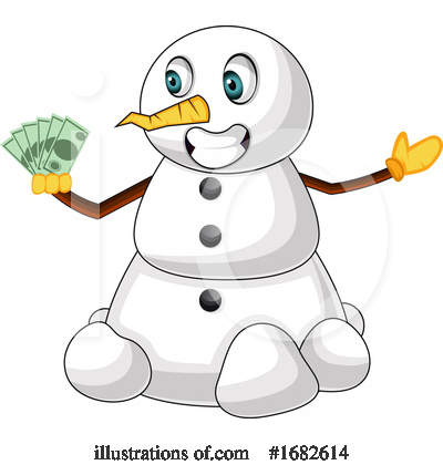 Royalty-Free (RF) Snowman Clipart Illustration by Morphart Creations - Stock Sample #1682614