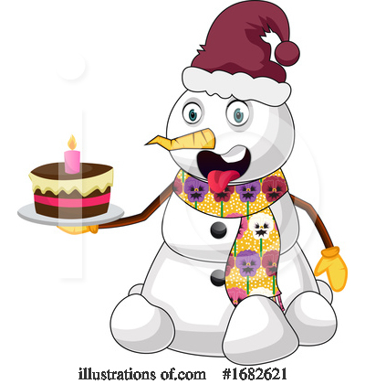 Royalty-Free (RF) Snowman Clipart Illustration by Morphart Creations - Stock Sample #1682621