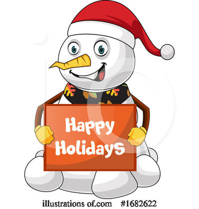 Royalty-Free (RF) Snowman Clipart Illustration by Morphart Creations - Stock Sample #1682622