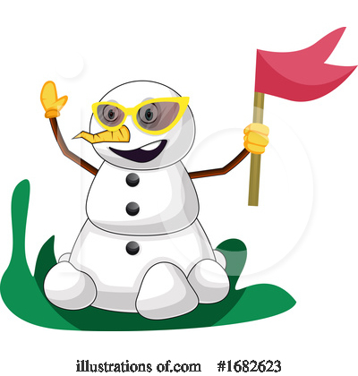Royalty-Free (RF) Snowman Clipart Illustration by Morphart Creations - Stock Sample #1682623