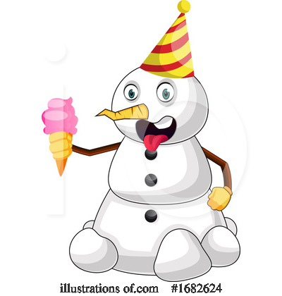 Royalty-Free (RF) Snowman Clipart Illustration by Morphart Creations - Stock Sample #1682624