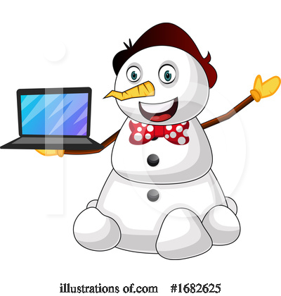 Royalty-Free (RF) Snowman Clipart Illustration by Morphart Creations - Stock Sample #1682625