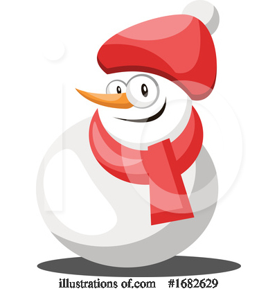 Royalty-Free (RF) Snowman Clipart Illustration by Morphart Creations - Stock Sample #1682629