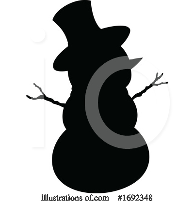 Royalty-Free (RF) Snowman Clipart Illustration by AtStockIllustration - Stock Sample #1692348