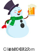 Snowman Clipart #1804927 by Hit Toon