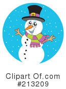Snowman Clipart #213209 by visekart