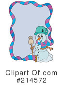 Snowman Clipart #214572 by visekart