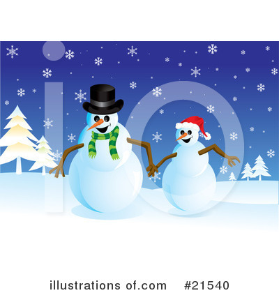 Snowman Clipart #21540 by Paulo Resende