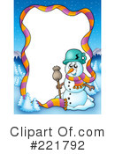 Snowman Clipart #221792 by visekart