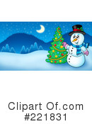 Snowman Clipart #221831 by visekart