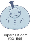 Snowman Clipart #231595 by John Schwegel