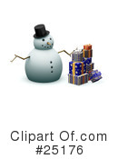 Snowman Clipart #25176 by KJ Pargeter