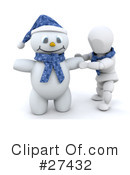 Snowman Clipart #27432 by KJ Pargeter