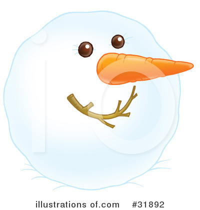 Royalty-Free (RF) Snowman Clipart Illustration by Alex Bannykh - Stock Sample #31892