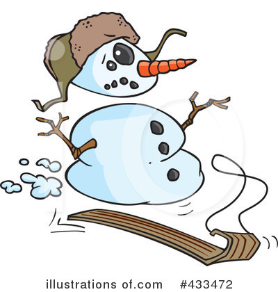 Snowman Clipart #433472 by toonaday