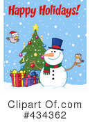 Snowman Clipart #434362 by Hit Toon