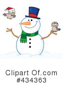 Snowman Clipart #434363 by Hit Toon