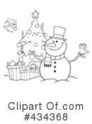 Snowman Clipart #434368 by Hit Toon