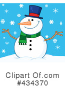 Snowman Clipart #434370 by Hit Toon