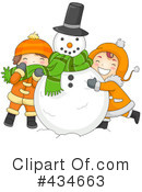 Snowman Clipart #434663 by BNP Design Studio