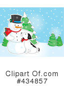 Snowman Clipart #434857 by Maria Bell