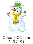 Snowman Clipart #435169 by Alex Bannykh