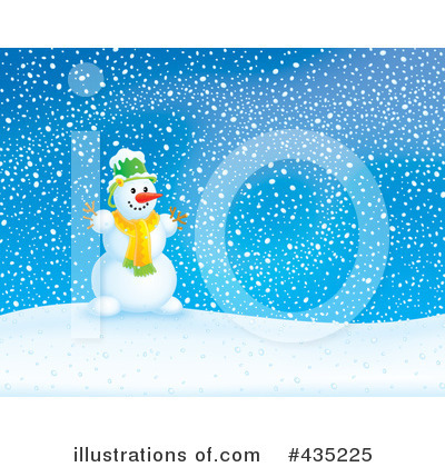 Royalty-Free (RF) Snowman Clipart Illustration by Alex Bannykh - Stock Sample #435225
