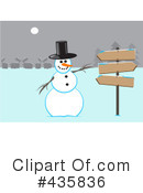 Snowman Clipart #435836 by djart
