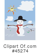 Snowman Clipart #45274 by JR