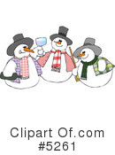 Snowman Clipart #5261 by djart