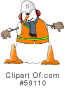 Snowman Clipart #59110 by djart