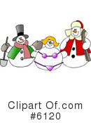 Snowman Clipart #6120 by djart