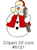 Snowman Clipart #6121 by djart