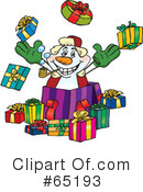 Snowman Clipart #65193 by Dennis Holmes Designs