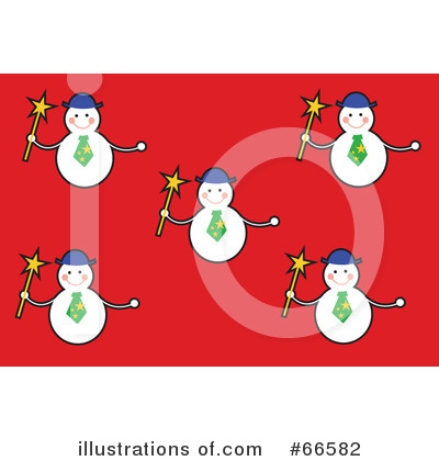 Royalty-Free (RF) Snowman Clipart Illustration by Prawny - Stock Sample #66582