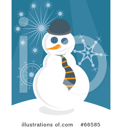 Royalty-Free (RF) Snowman Clipart Illustration by Prawny - Stock Sample #66585