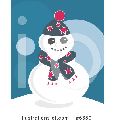 Royalty-Free (RF) Snowman Clipart Illustration by Prawny - Stock Sample #66591