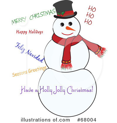 Snowman Clipart #68004 by Pams Clipart