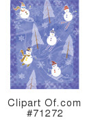 Snowman Clipart #71272 by Steve Klinkel