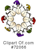 Snowman Clipart #72066 by inkgraphics