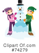 Snowman Clipart #74279 by BNP Design Studio