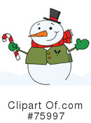Snowman Clipart #75997 by Hit Toon