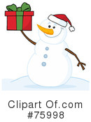 Snowman Clipart #75998 by Hit Toon