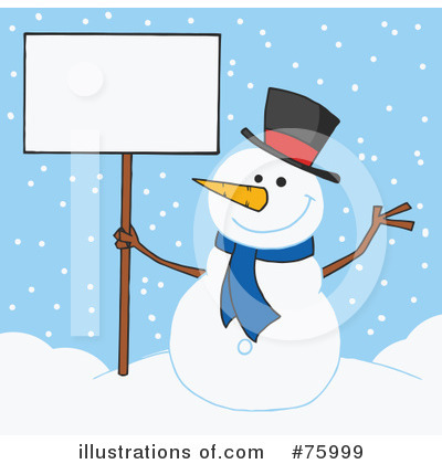 Snowman Clipart #75999 by Hit Toon