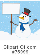 Snowman Clipart #75999 by Hit Toon
